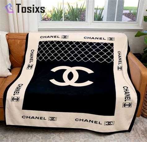 chanel fleece blanket